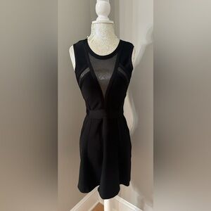 Bebe Black  Bandage Bodycon Flair Dress Size  XS